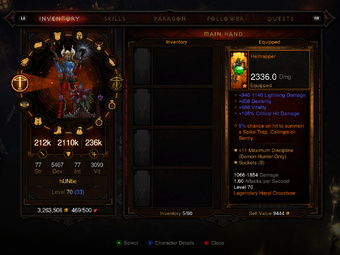 Demon Hunter now level 70 | Rizal Farok